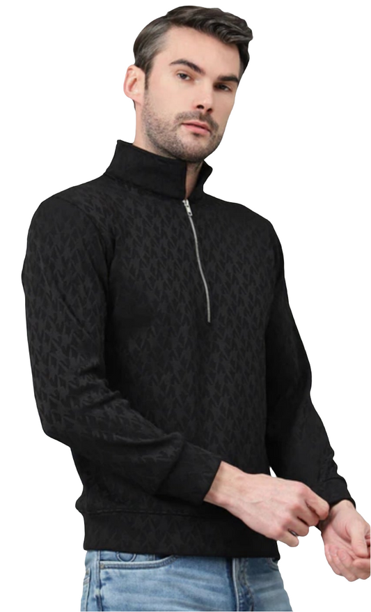 Full sleeve zip sweatshirt