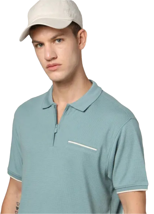 Structured polo t-shirt