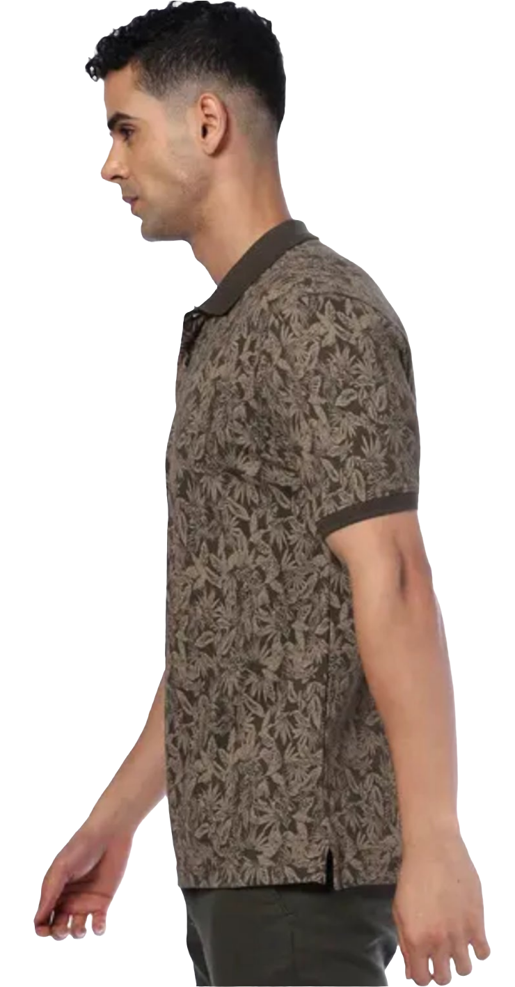 Leaf polo t-shirt