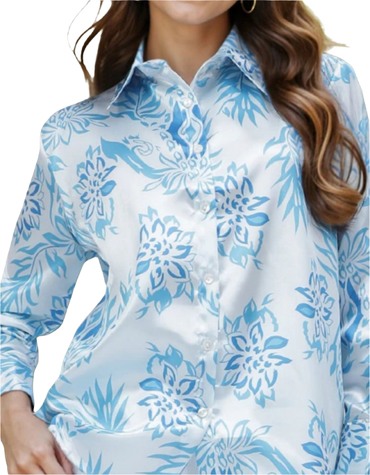 Full sleeve floral shirt