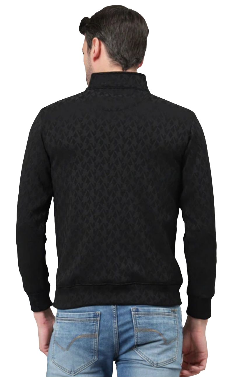 Full sleeve zip sweatshirt