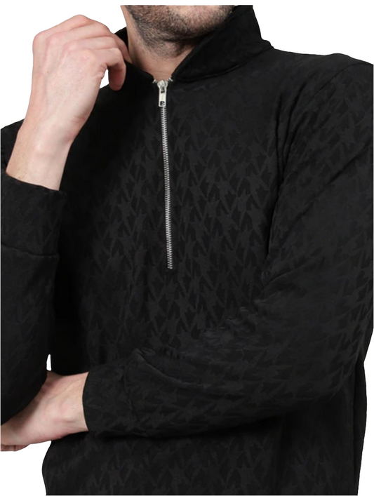 Full sleeve zip sweatshirt