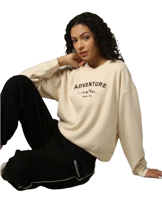 Embroidered Adventure sweatshirt