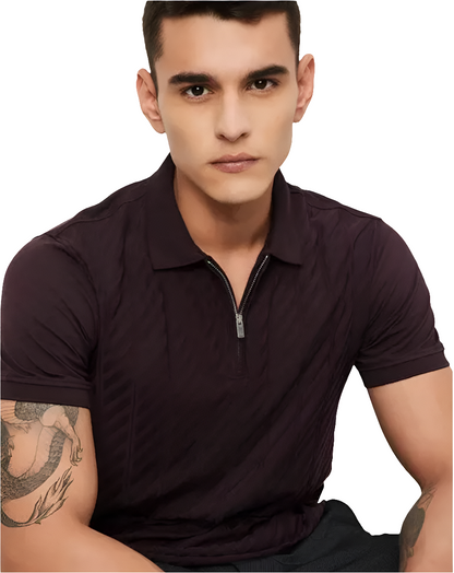 Stretchable polo t-shirt