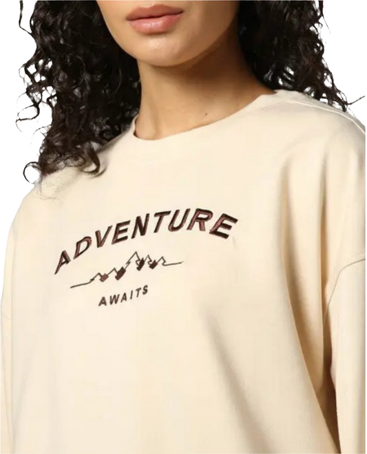 Embroidered Adventure sweatshirt