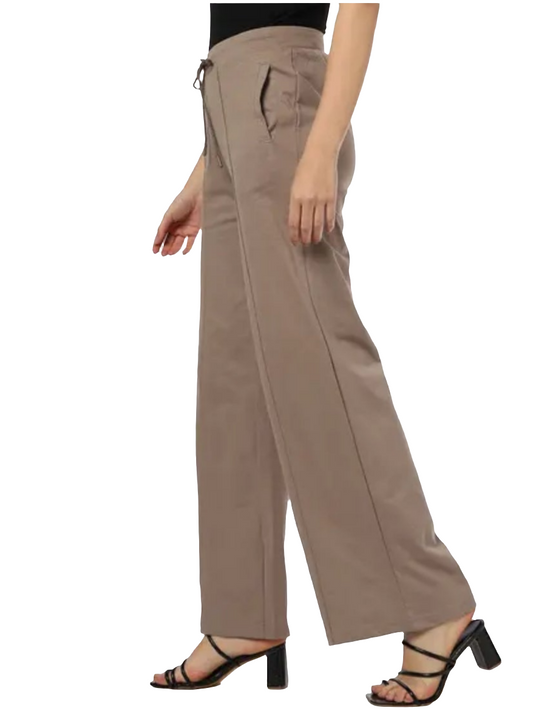 Wide leg track pant