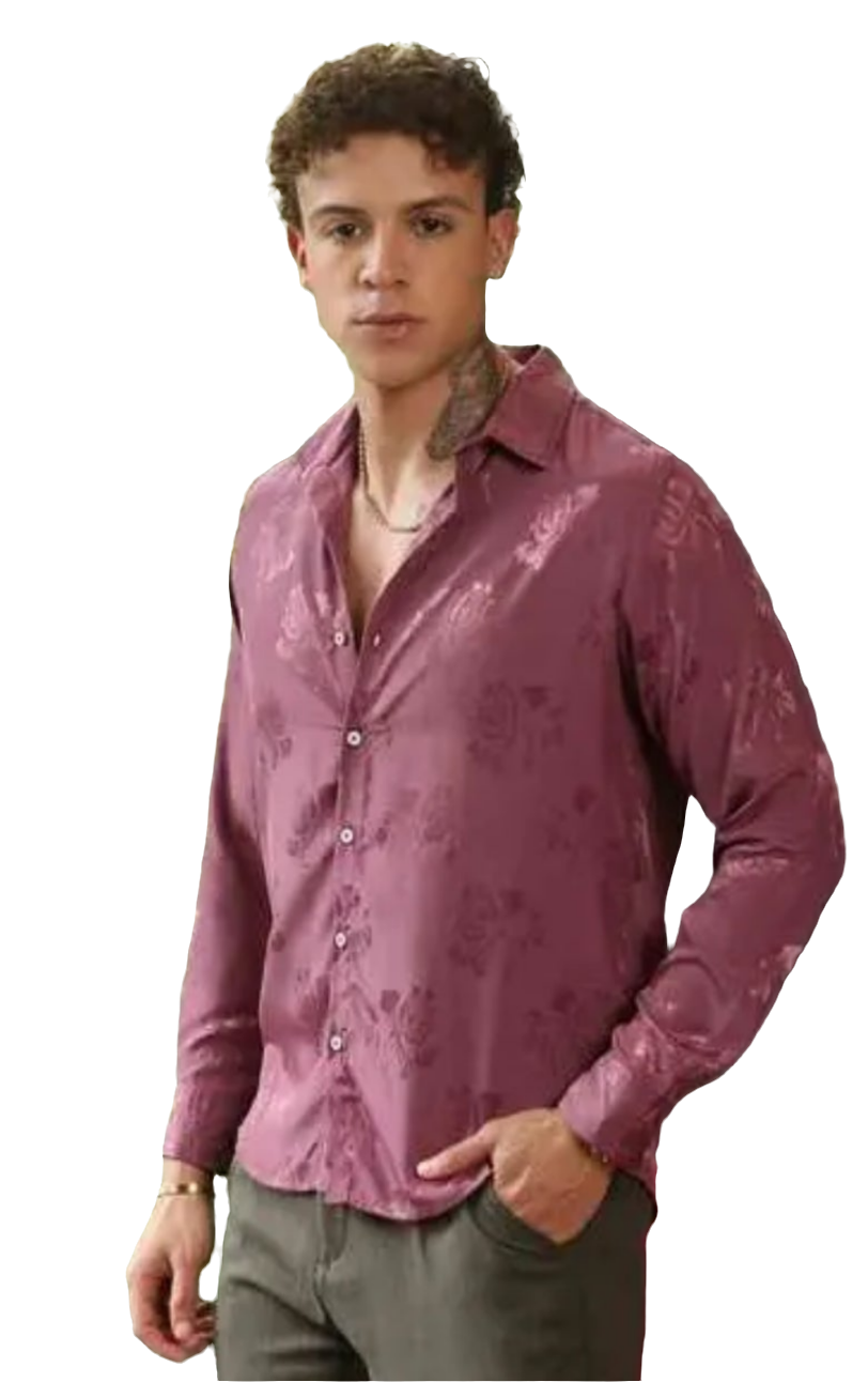 Floral woven shirt