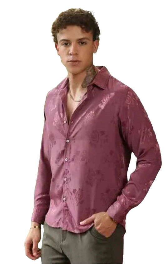 Floral woven shirt
