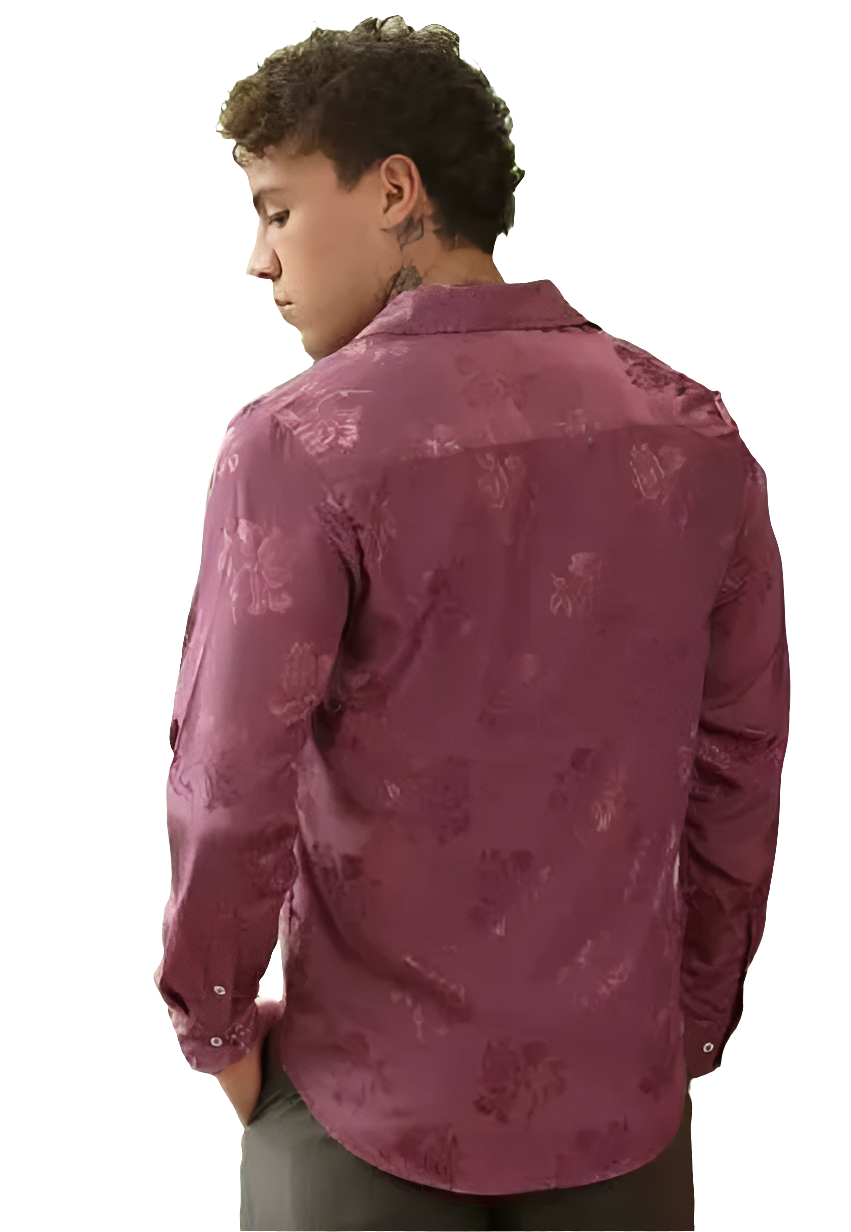 Floral woven shirt
