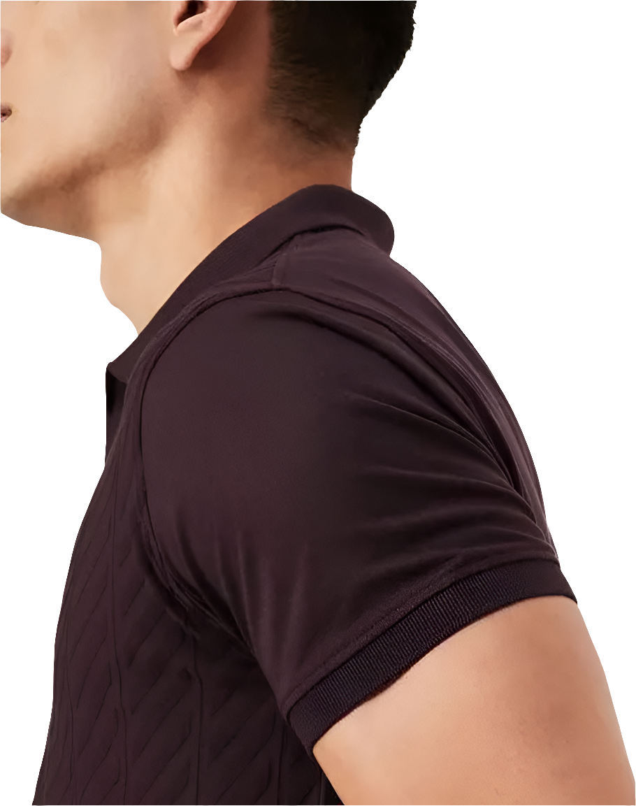 Stretchable polo t-shirt