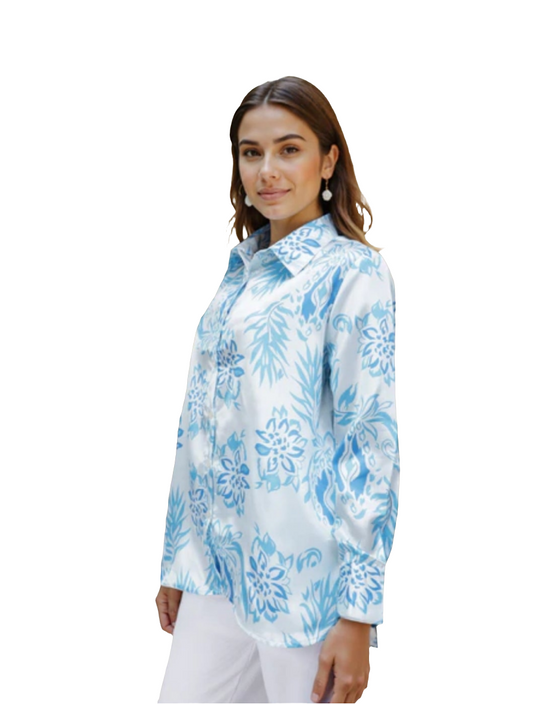 Full sleeve floral shirt