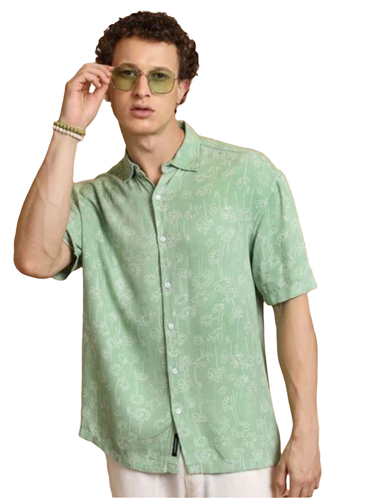 Floral relaxed shirt