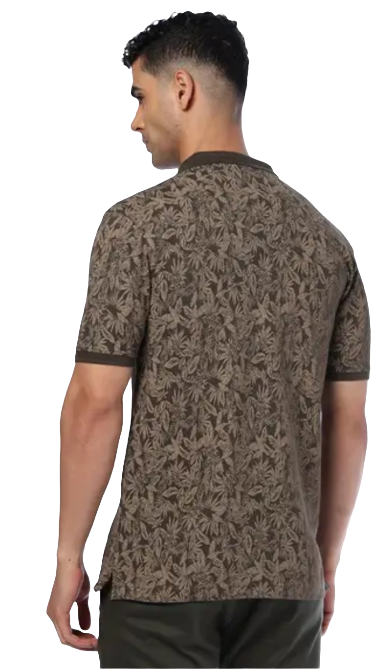 Leaf polo t-shirt
