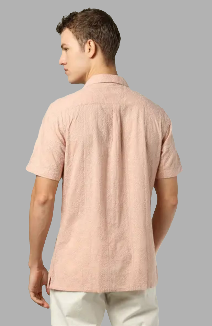 Embroidered cotton shirt