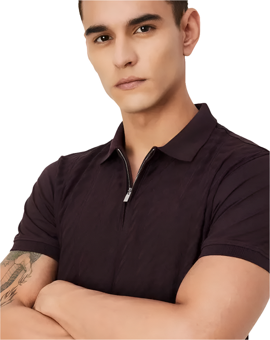 Stretchable polo t-shirt