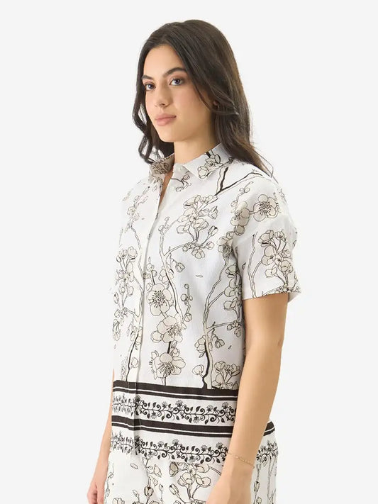 Gardenia Short Sleeve Collared Shirts