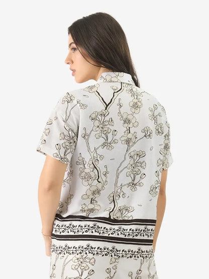 Gardenia Short Sleeve Collared Shirts